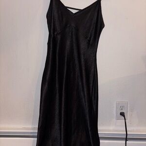 Elegant Black Slip Dress
